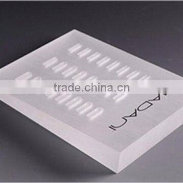 clear plastic acrylic ring display tray