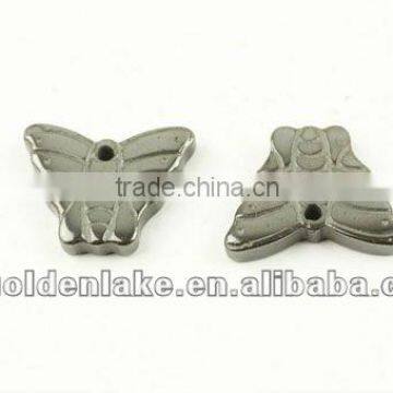 Hematite Butterfly Pendants(SL30662)