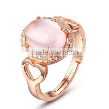 HDS09 nature ross quartz african wedding rings for women