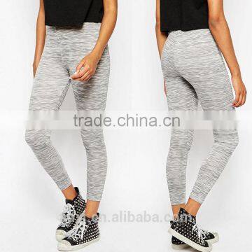 Fashion stretchy spandex high rise waist long custom made yoga pants women wholesale