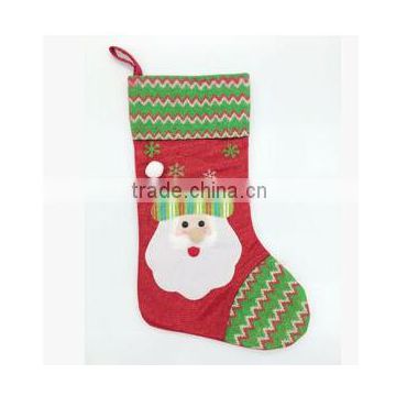 Hot sale christmas stockings socks, christmas tree decoration, christmas gift bag