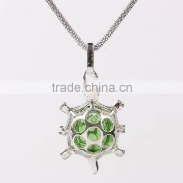 Tortoise Shape Animal Locket Cage Essential Oil Aromatherapy Diffuser Necklace Jewelry Aromatherapy Locket Pendant Necklace