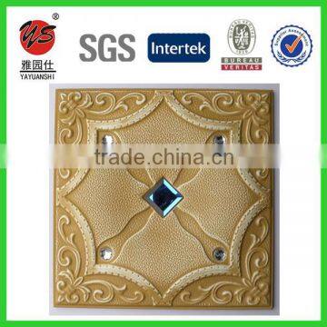 40x40cm 30x60cm 3D Soft PU Leather Wall Decorative Leather Wall Panels photo-3