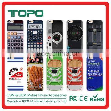 Unique Creative design tpu Customizable pattern mobile phone cover case for iphone 6 6s plus