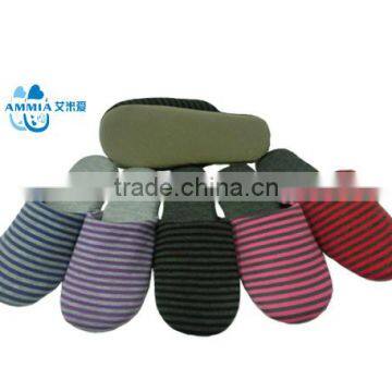 OEM Lady hot printing jersey cheap soft home room slipper