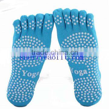 5-Toe Yoga Socks for Exercise, Pilates & Workout