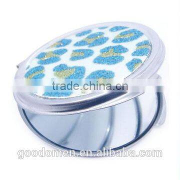 Personalized Plastic Compact Mirror, Double Sided Pocket Mirror