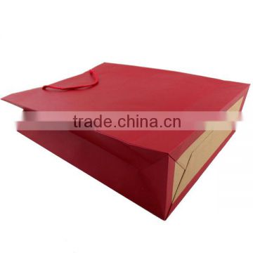 High quality flat bottom craft paper bag made in guangzhou