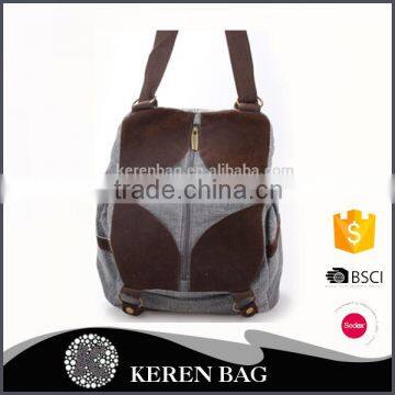 Fashion Brand softback backpack with many pockets