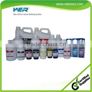 2016 posting WER top grade quality dye ink for canon desktop printer