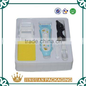 Customized white PVC blister tray for tools