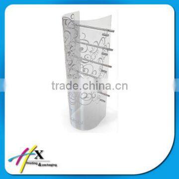 Acrylic Transparent Wall Mounted Eyewear Shelves Slatwall Sunglass Display Rack photo-2