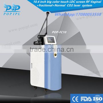 640-1200nm High Quality And Best Price Fractional C02 Laser Beauty Equipment Stretch 1-50J/cm2 Mark Removal Co2 Laser Scar Removal Acne Treatment Spot Scar Pigment Removal