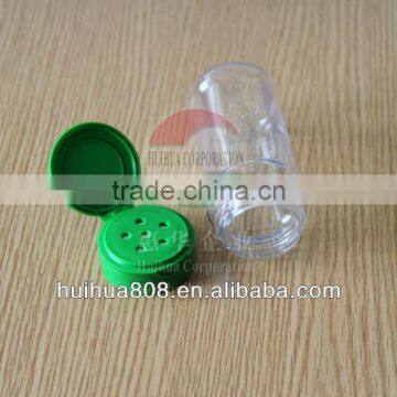 Plastic spice bottles