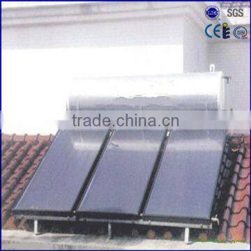 300L blue titanium flat panel solar water heater