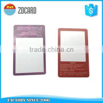 creative fashionable full color PVC card