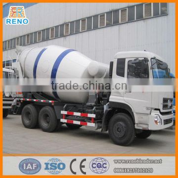 Concrete mixer truck made in China with pump for sale