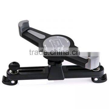 Universal rotating flexible car headrest mount holder