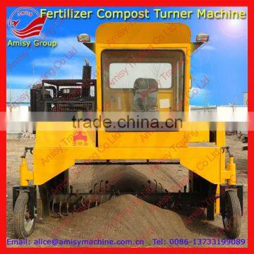 Amisy Self-propelled fertilizer compost turner machine for fermenting garden waste