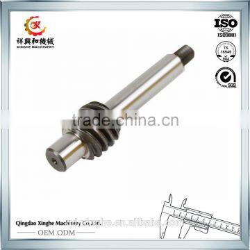 OEM 316 worm shaft stainless steel forging parts shaft forging