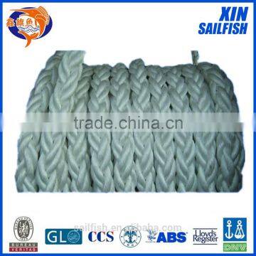 8 strand pp mooring rope 64mm marine supply