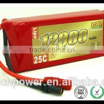 Hot Selling 22000mAh 6S1P 25C Lipo Battery ,10000mah rc Lipo Battery,15000mah rc Lipo Battery photo-3