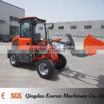 Everun Brand New ER08 Small Front End Loader with Rops & Fops Cabin