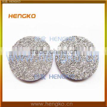 sintered metal 316L porous disk for INFILTROMETER