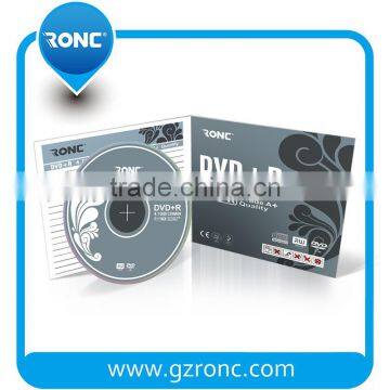 Wholeale Recordable DVD Media 4.7gb DVD-R with case -10pcs/Pack