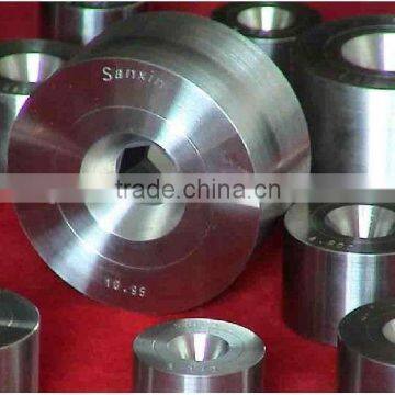 China tungsten carbide drawing die for manufacturing welding wire,low price hot sell