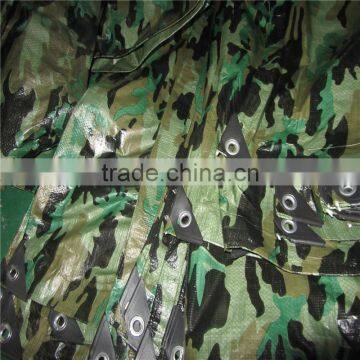 100gsm -180gsm Middle Duty Camo Waterproof Plastic pe Tarpaulin Sheet photo-3