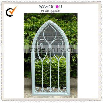2015 Vintage Outdoor Decorative Iron Mirror Wall photo-5