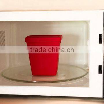 Microwave Safe Printed Popcorn Bucket Silicone Popcorn Maker photo-2