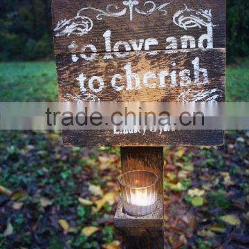 wedding wooden sign