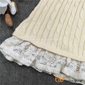 High Waist Lapel Lolita Style Knitted Sweater photo-4