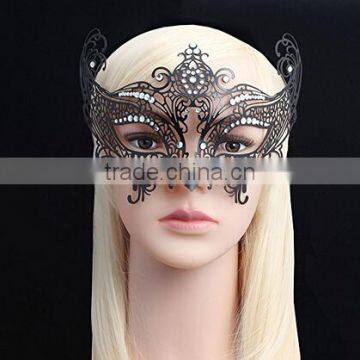 Sexy Mask Elegant Metal Laser Cut Venetian Halloween Ball Masquerade Luxury Mask