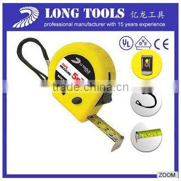 New Style 3m 5m Self-locking Carbon Steel Retractable Tape Measure Factory photo-2