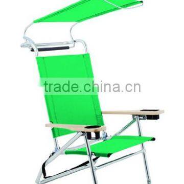 Low Sand Beach Chair With Sunshade photo-2