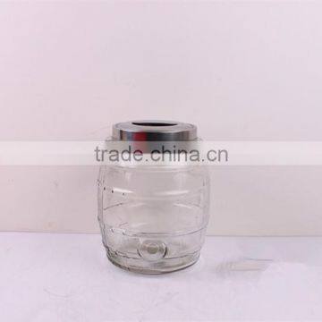 special glass barrel dispenser with tap