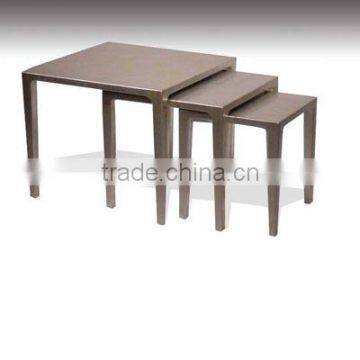 High quality best selling metallic light bronze square table from Vietnam