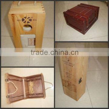 hot sale wooden wine boxes design