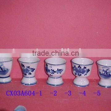 porcelain blue fluted pattern daily ware