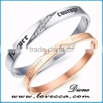 Valentines's Gift Lover Jewelry Couple Stainless Steel Bracelets photo-6