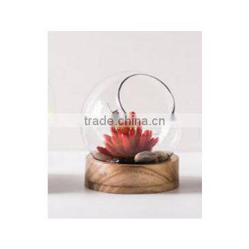 Wooden Base of Glass Vase Wooden Vase Basement Wooden Base photo-4