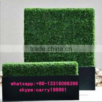 LXY072017 wedding decoration plastic artificial boxwood hedge with pots