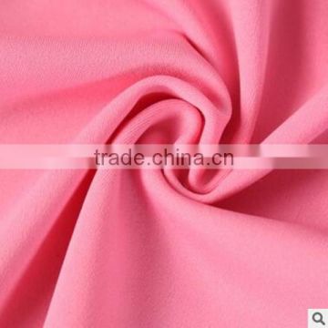 Hot sale 100% dyed pattern polyester/spandex elastic fabrics for garments use