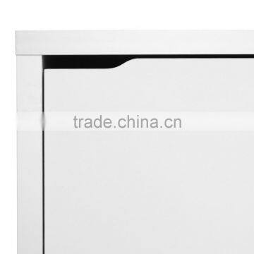 Foshan Home Entryways Shoe Rack Wood Shoe Storage Living Room Wood Dispaly Wholesale Wooden 3 Tiers Shoe Cabinet photo-4