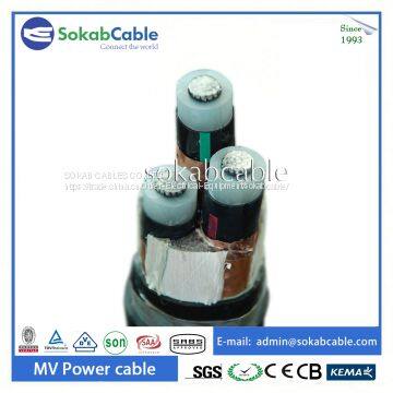 high voltage steel tape armored power cable