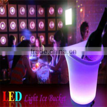 led color changing ice bucket/led illuminated ice wine bucket/champagn led ice bucket