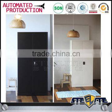 2 Door Steel Clothes Storage Locker Cabinet Metal Closet Wardrobe photo-5